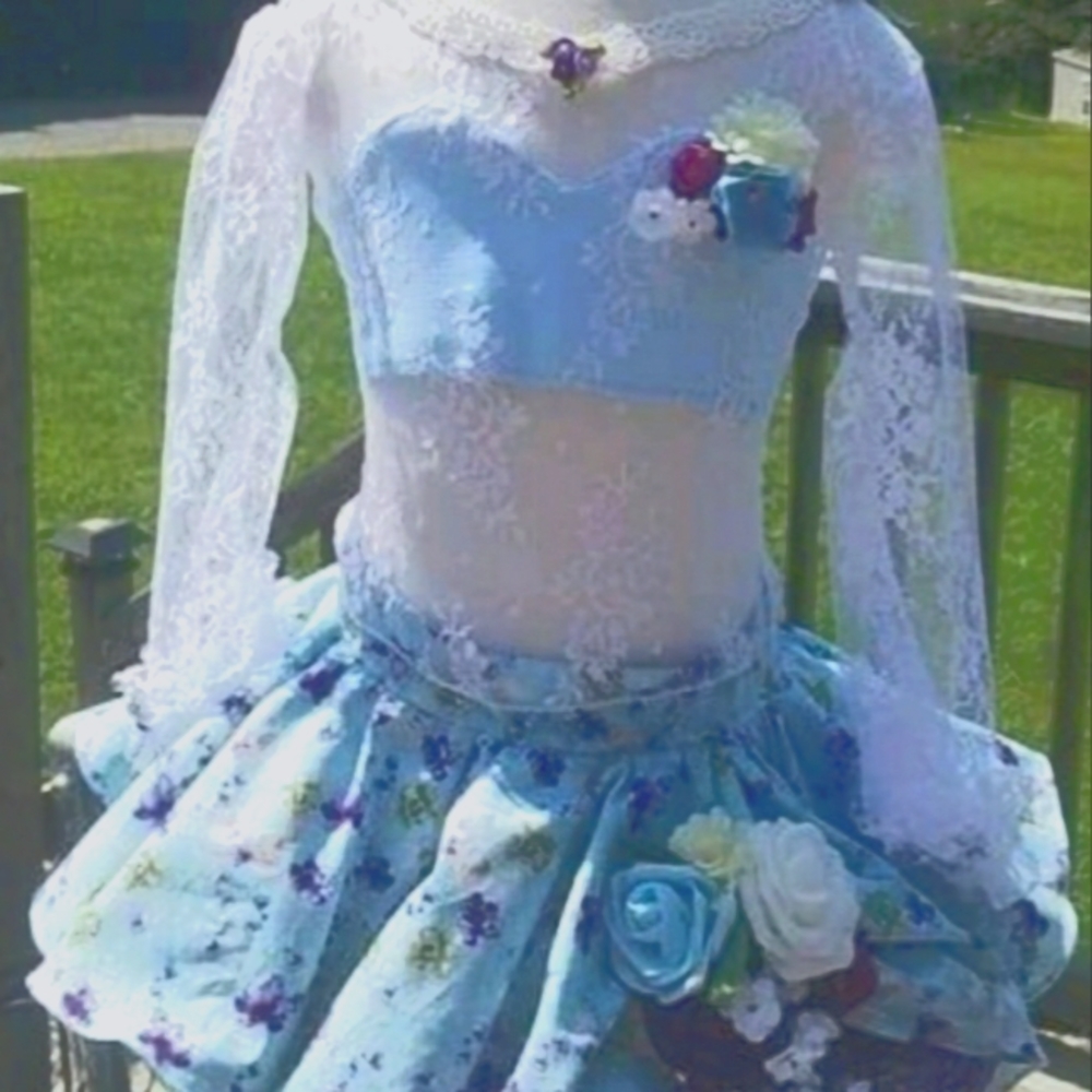 So Pretty! NEW Girls 4-6 Natural Pageant Dress with Matching Shoes & 2 Hair Bows